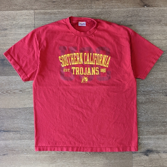 Trojan Herren T-Shirt Mit Target-Logo - Schwarz, Kurzarm, 100% Baumwolle